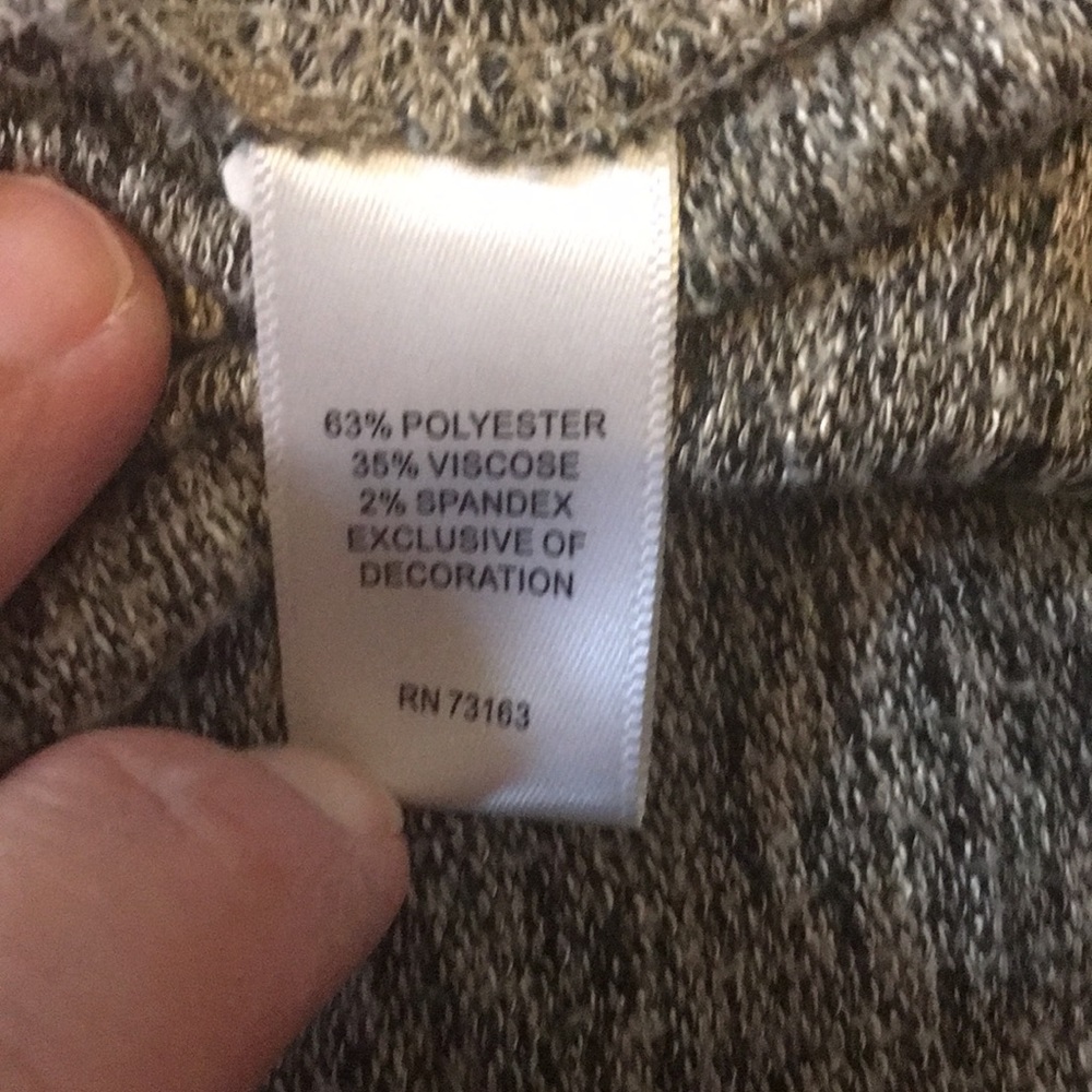 2/20 Cupio Brown/Black Long Cardigan - Picture 2 of 9